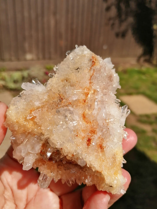 Limonite Clear Quartz Specimen