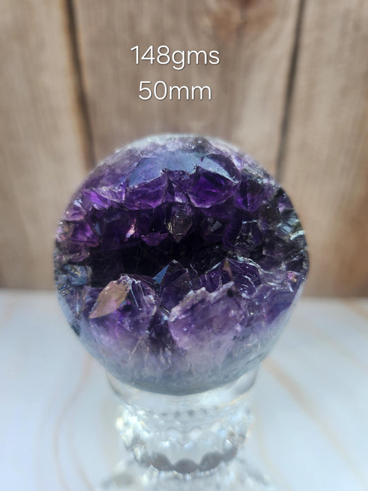 Amethyst Geode Sphere