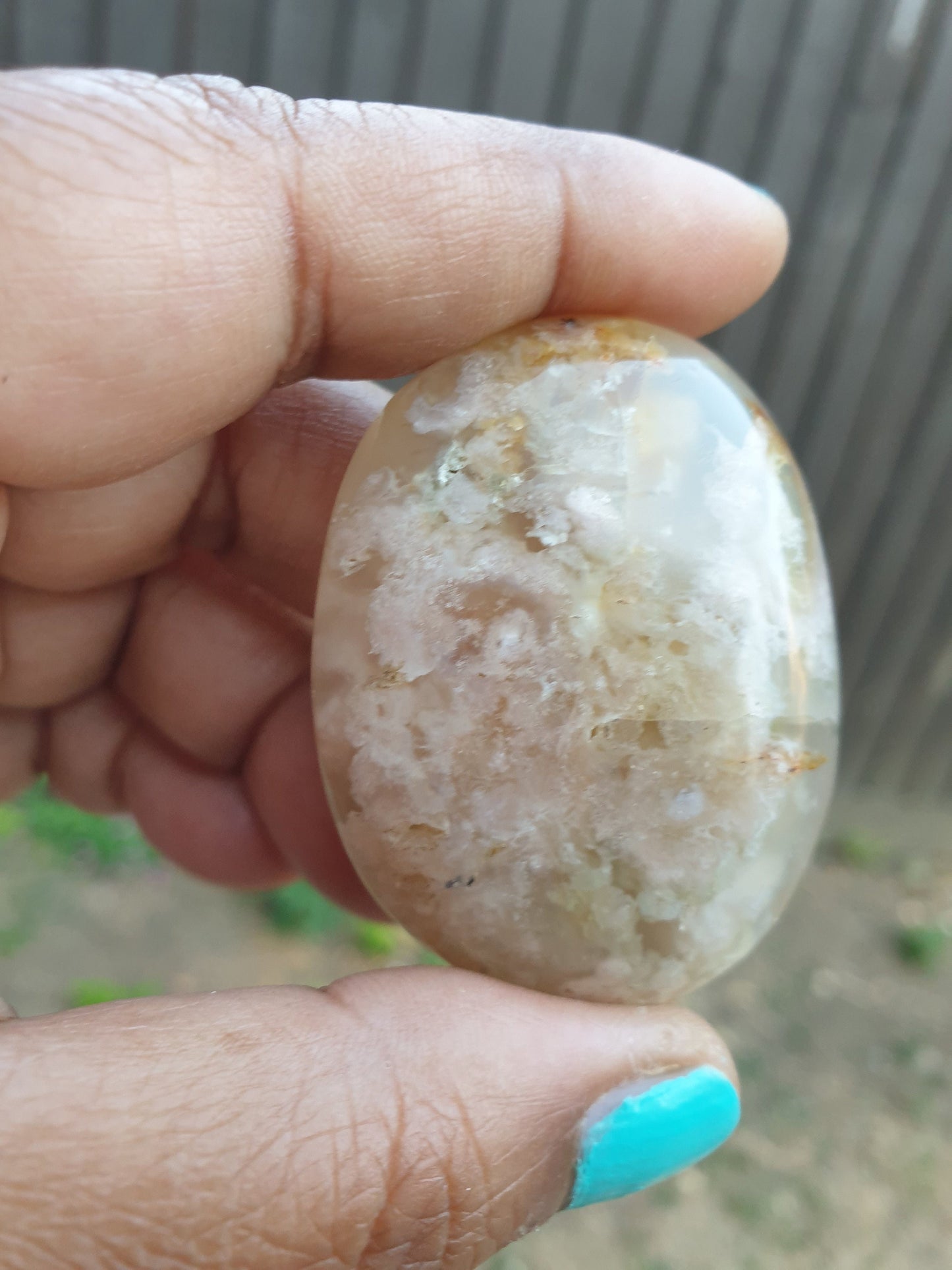 Flower Agate Palmstones