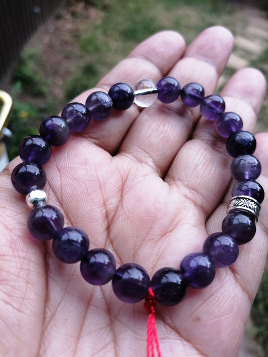 Amethyst 8mm Bracelet