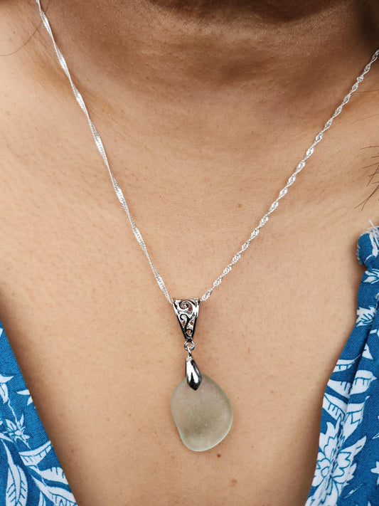 Seaglass Pendant Necklace