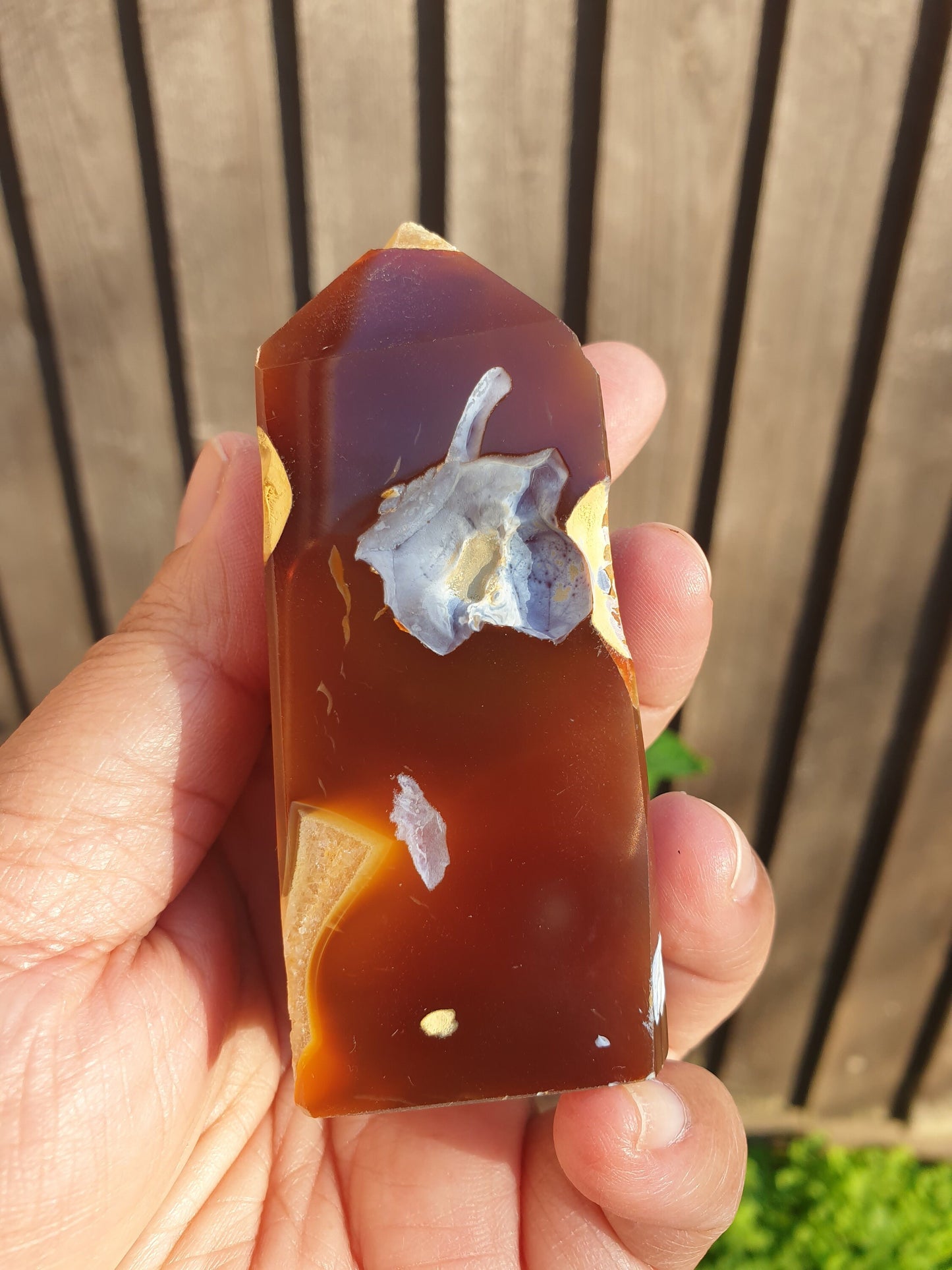 Gorgeous Druzy Carnelian Tower