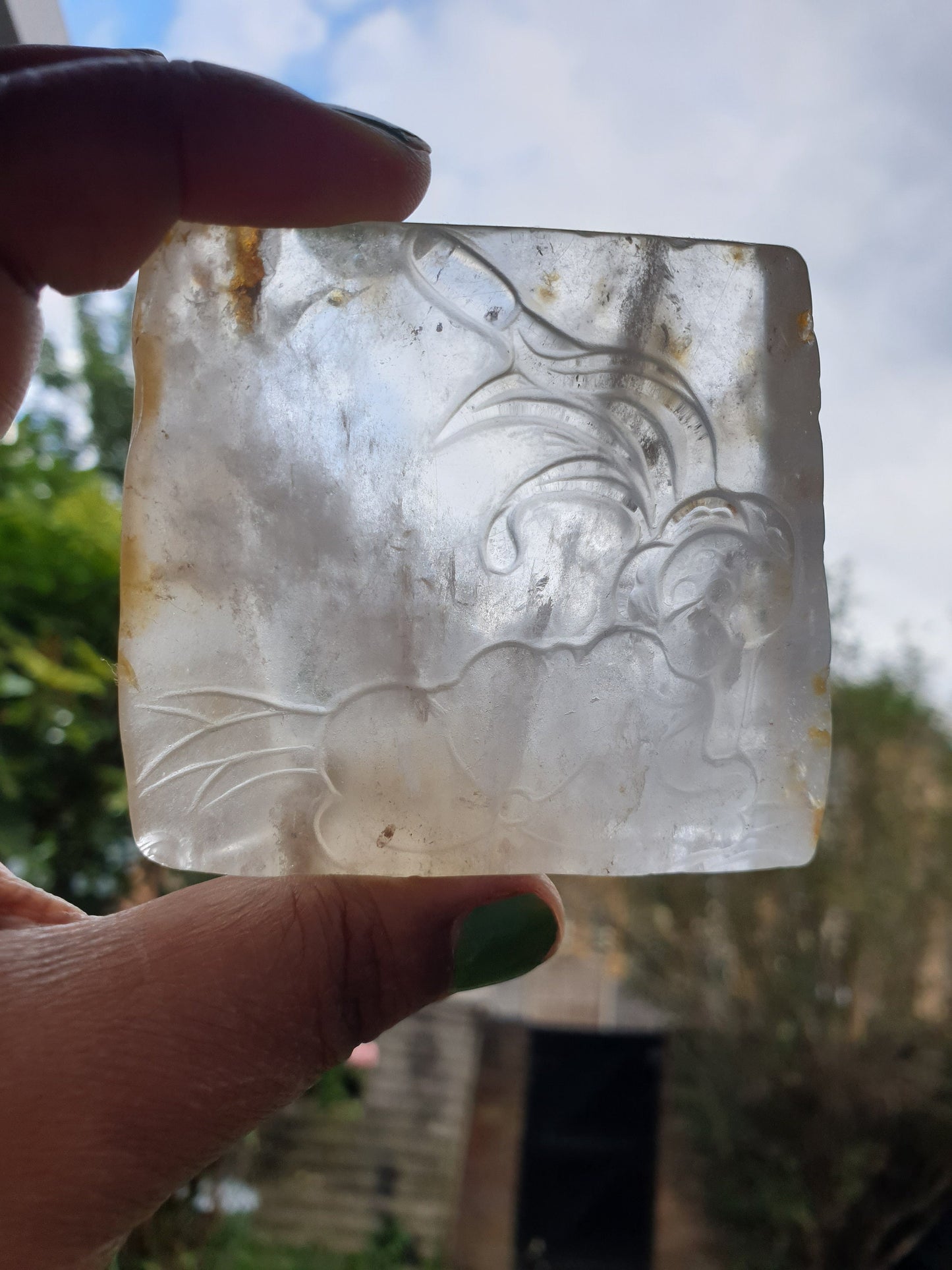 Clear Quartz Freeform Carving