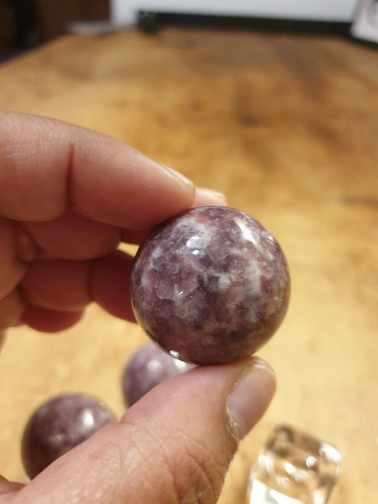 Lepidolite Spheres