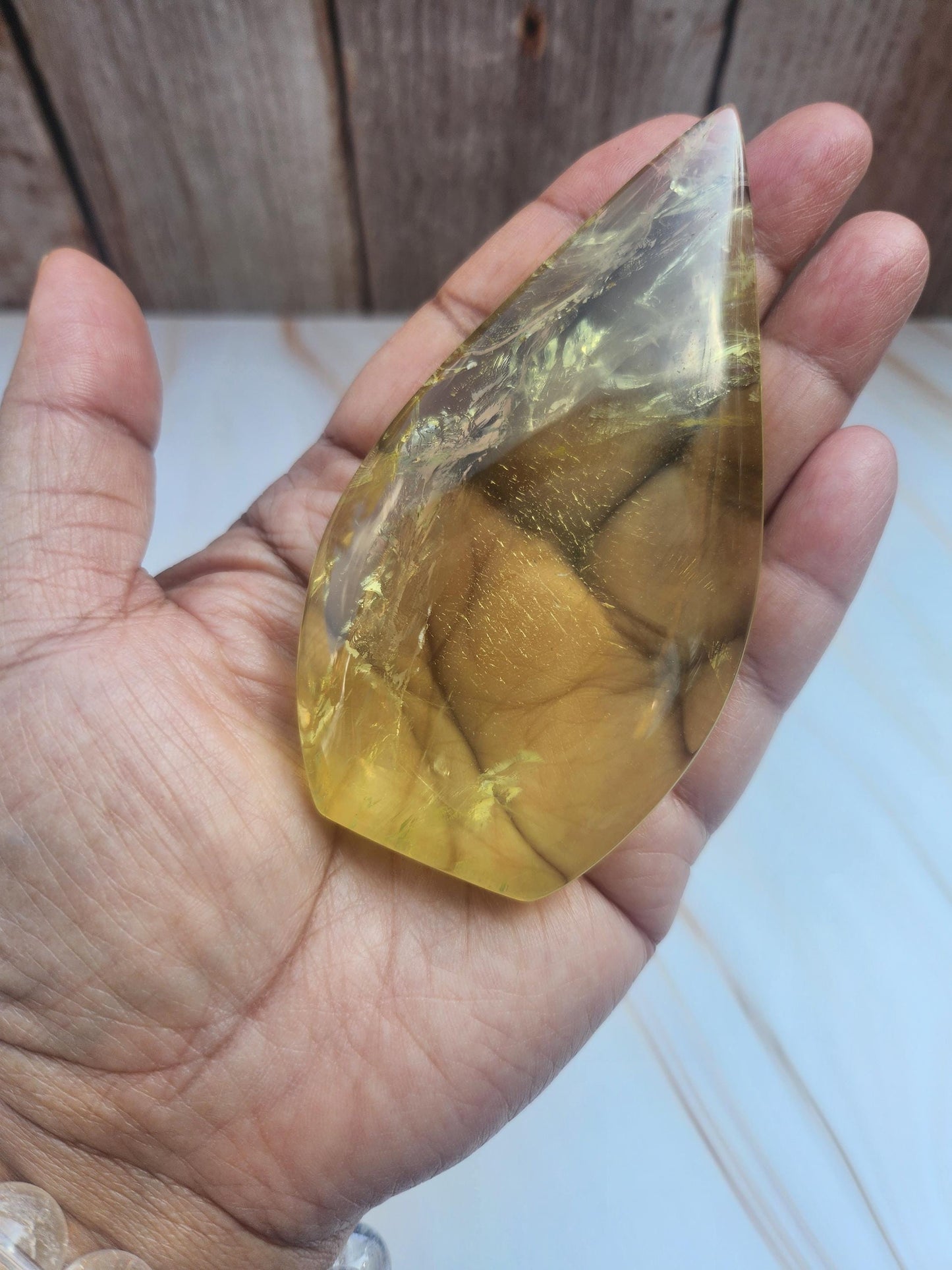 Gorgeous Natural Citrine Flame