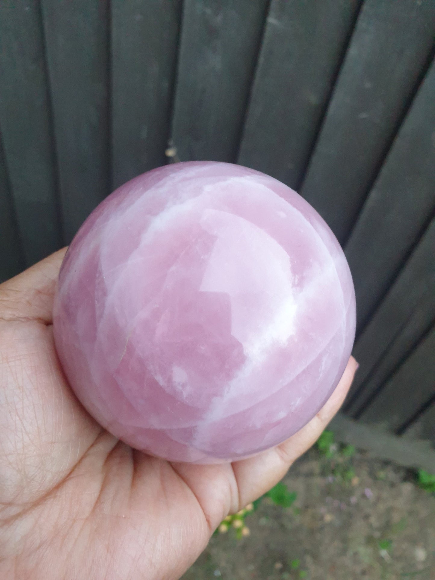 Large Rose Quartz Sphere