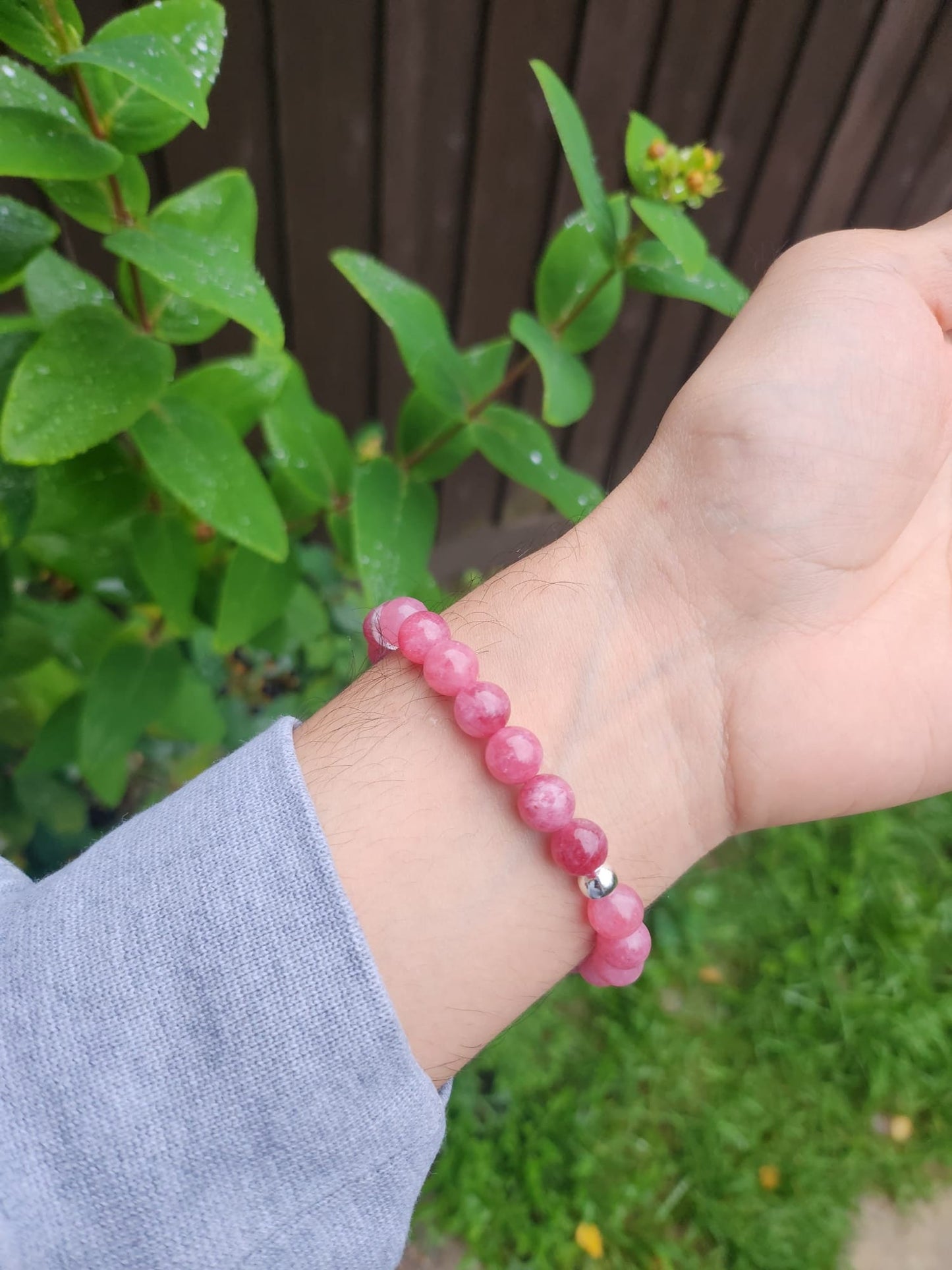 Strawberry Quartz 8mm Bracelet