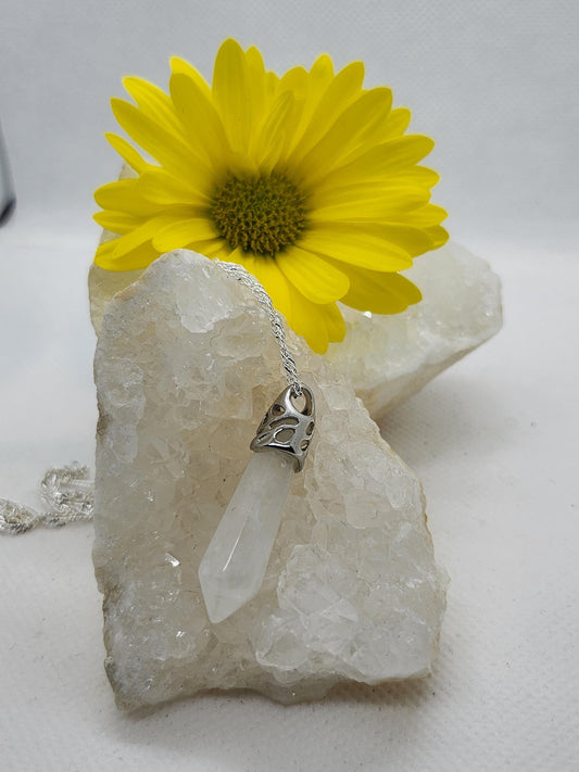 Clear Quartz Point Pendant