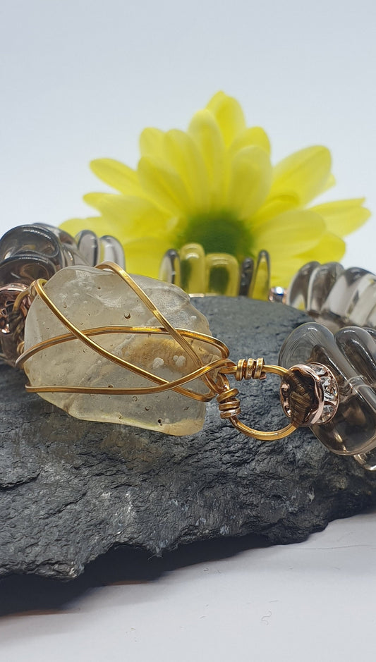 Libyan Desert Glass Bracelet