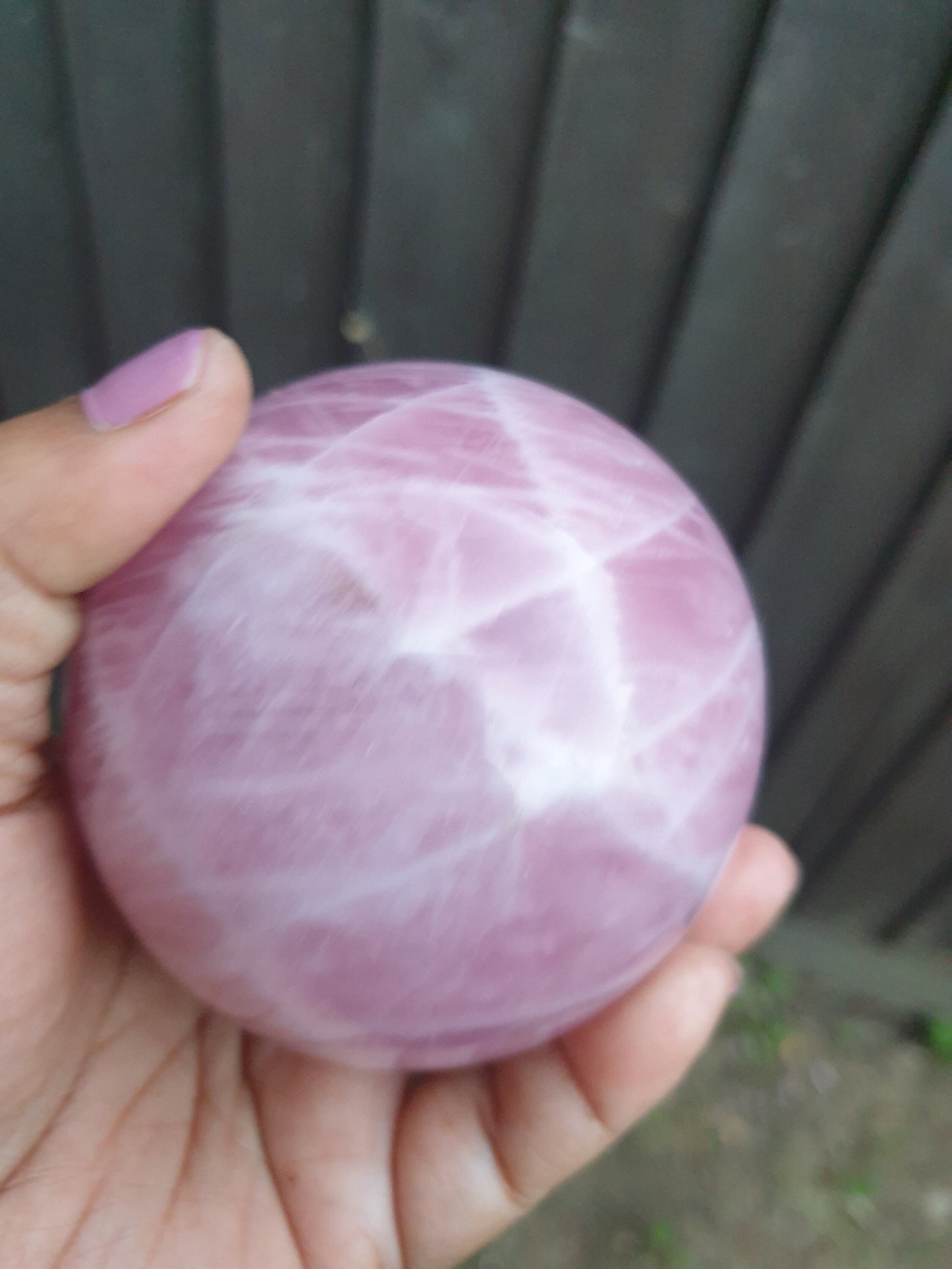 Large Rose Quartz Sphere