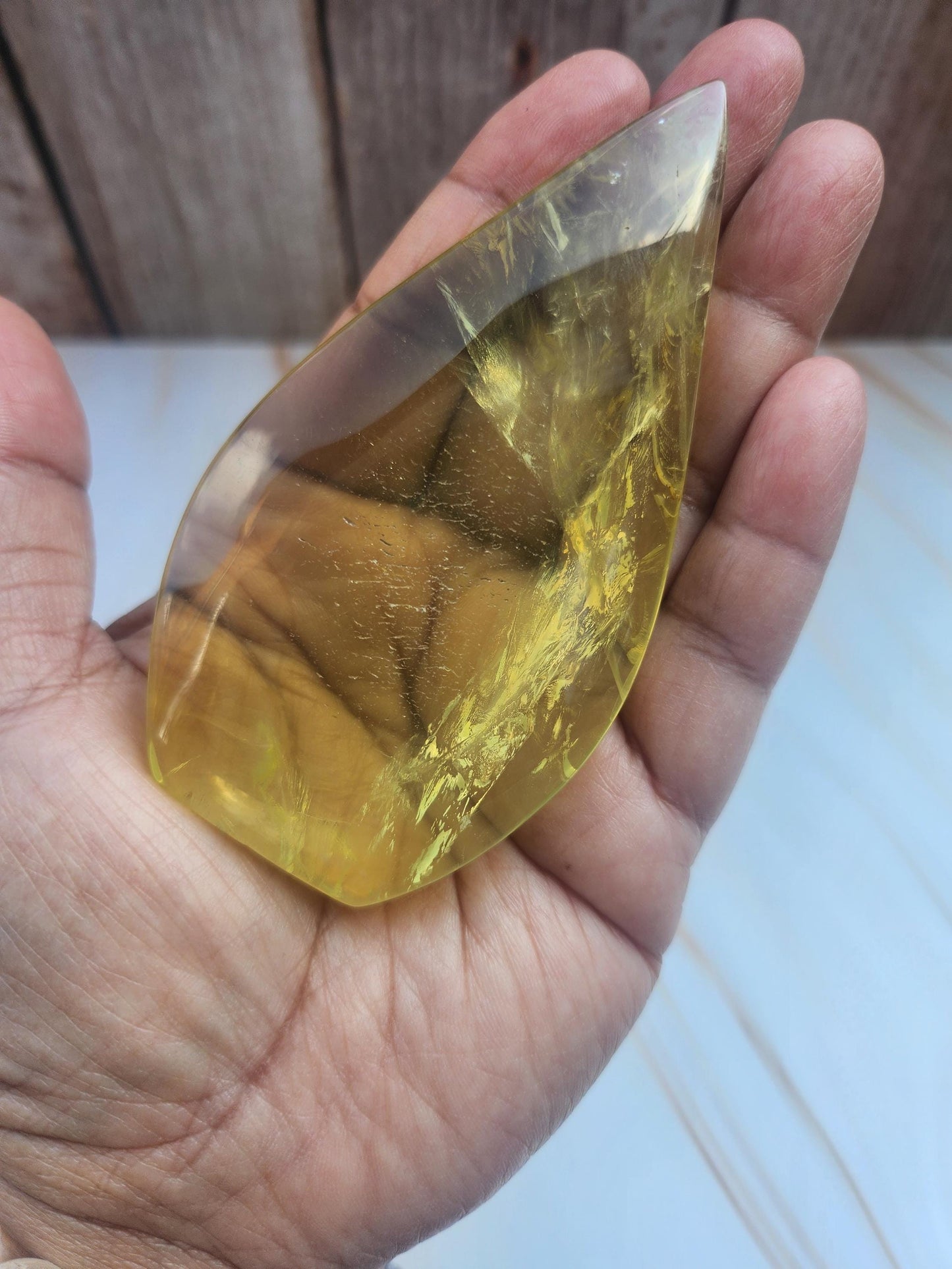 Gorgeous Natural Citrine Flame
