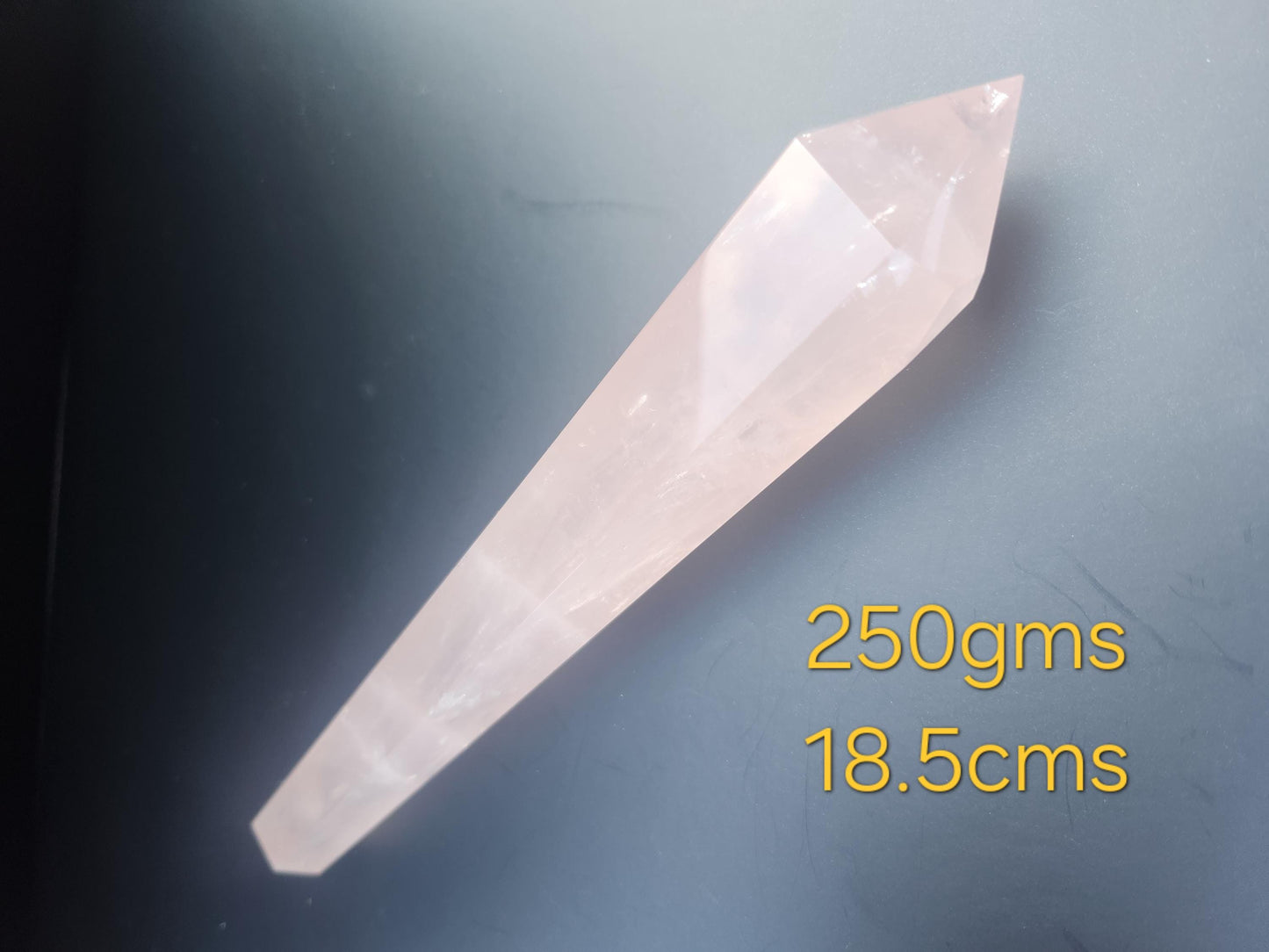 Rose Quartz Wand/Point from Madagascar