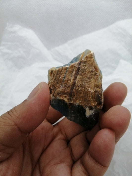 Rare Aquatine Lemurian Calcite / Blue Onyx