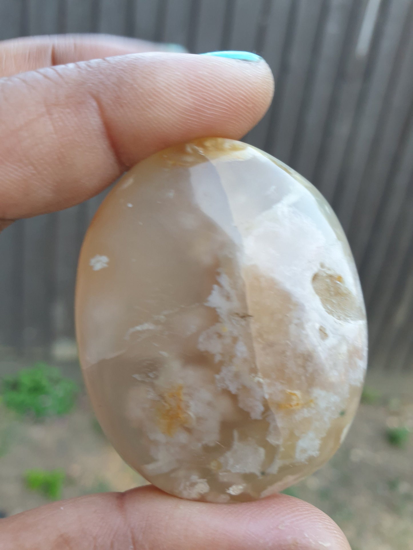 Flower Agate Palmstones
