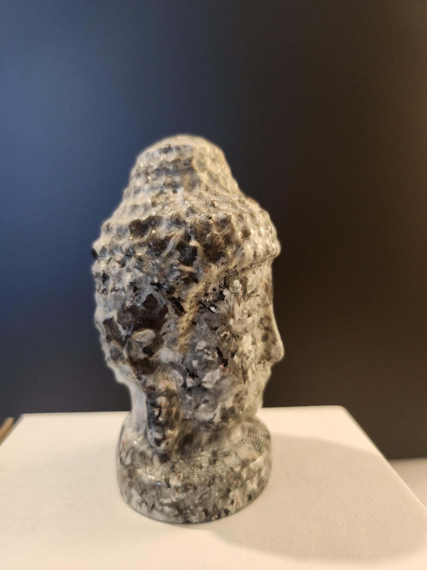 Yooperlite Buddha Statue Head