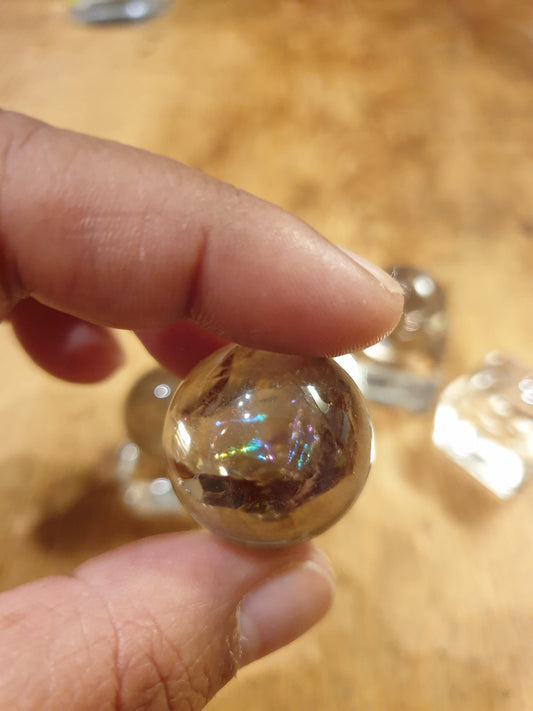 Smoky Quartz Spheres