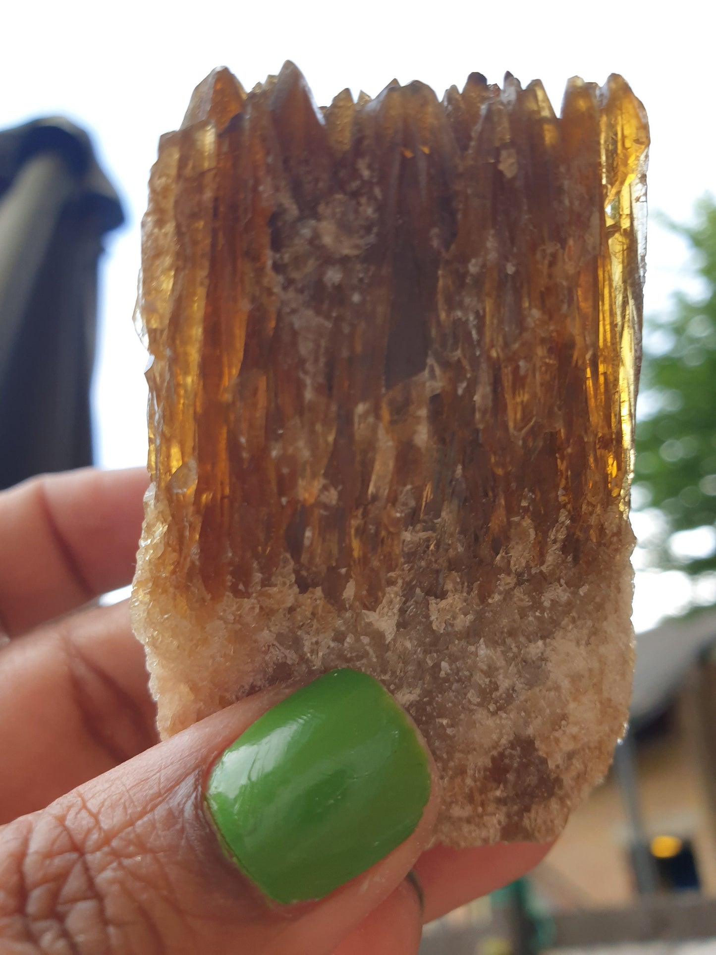 Raw Amber Calcite