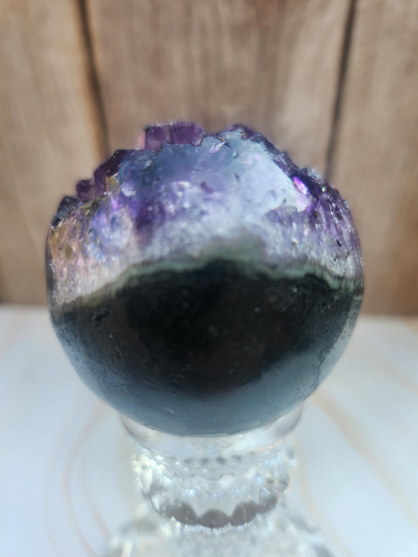 Amethyst Geode Sphere