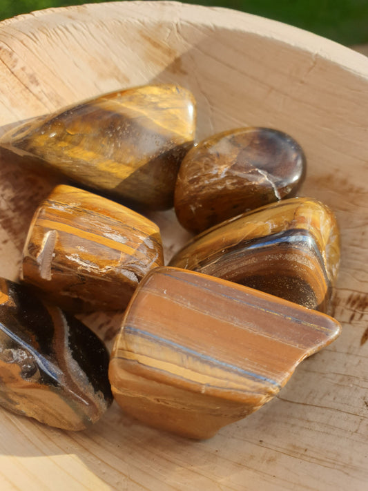 Large Tiger's Eye Tumbled