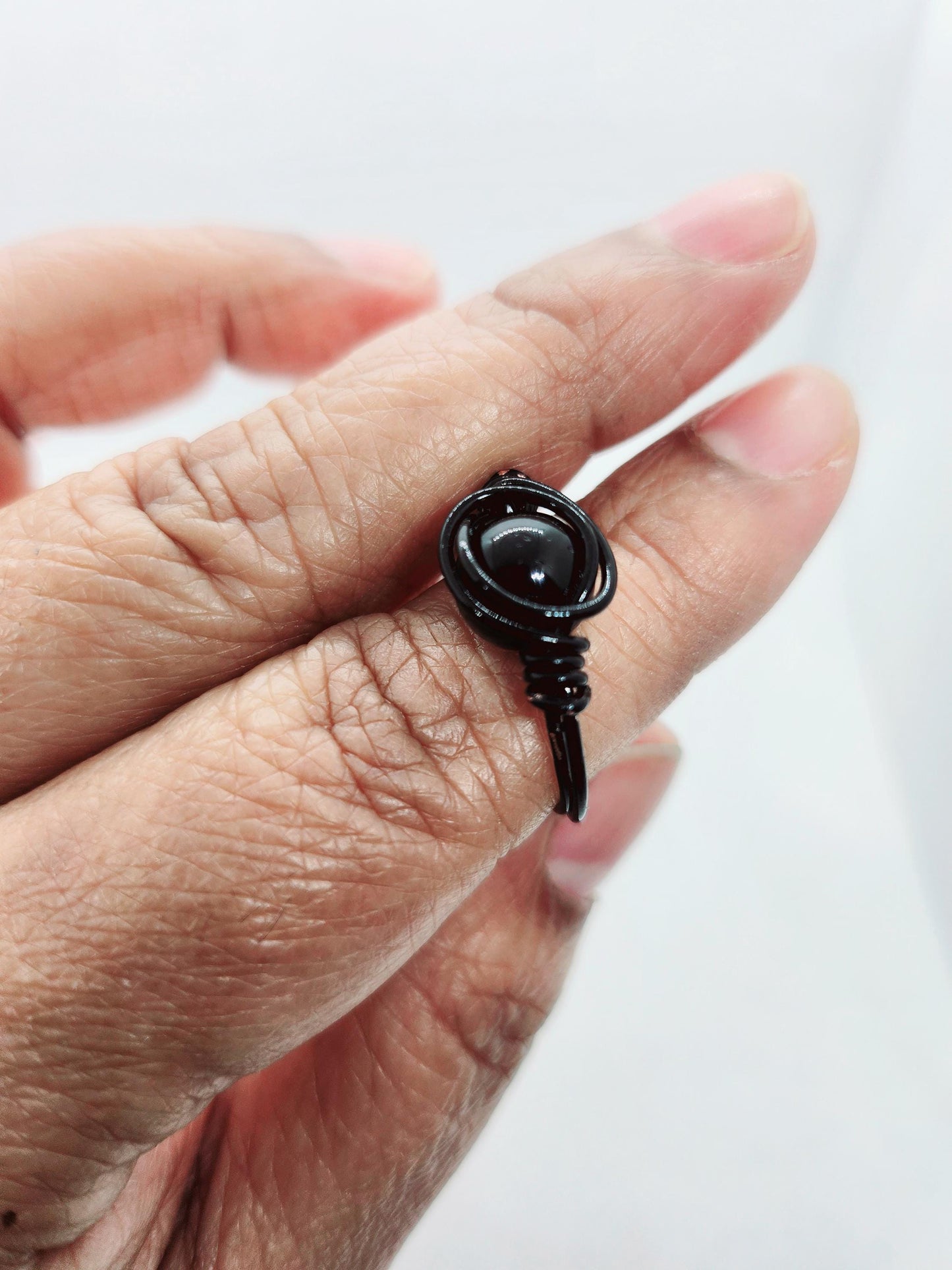 Wire Wrapped Gemstone Rings