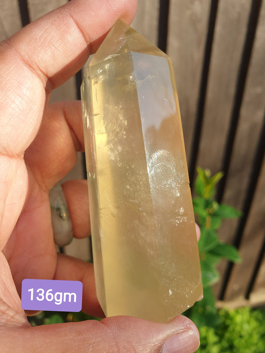 Gorgeous Lemon Quartz Towers