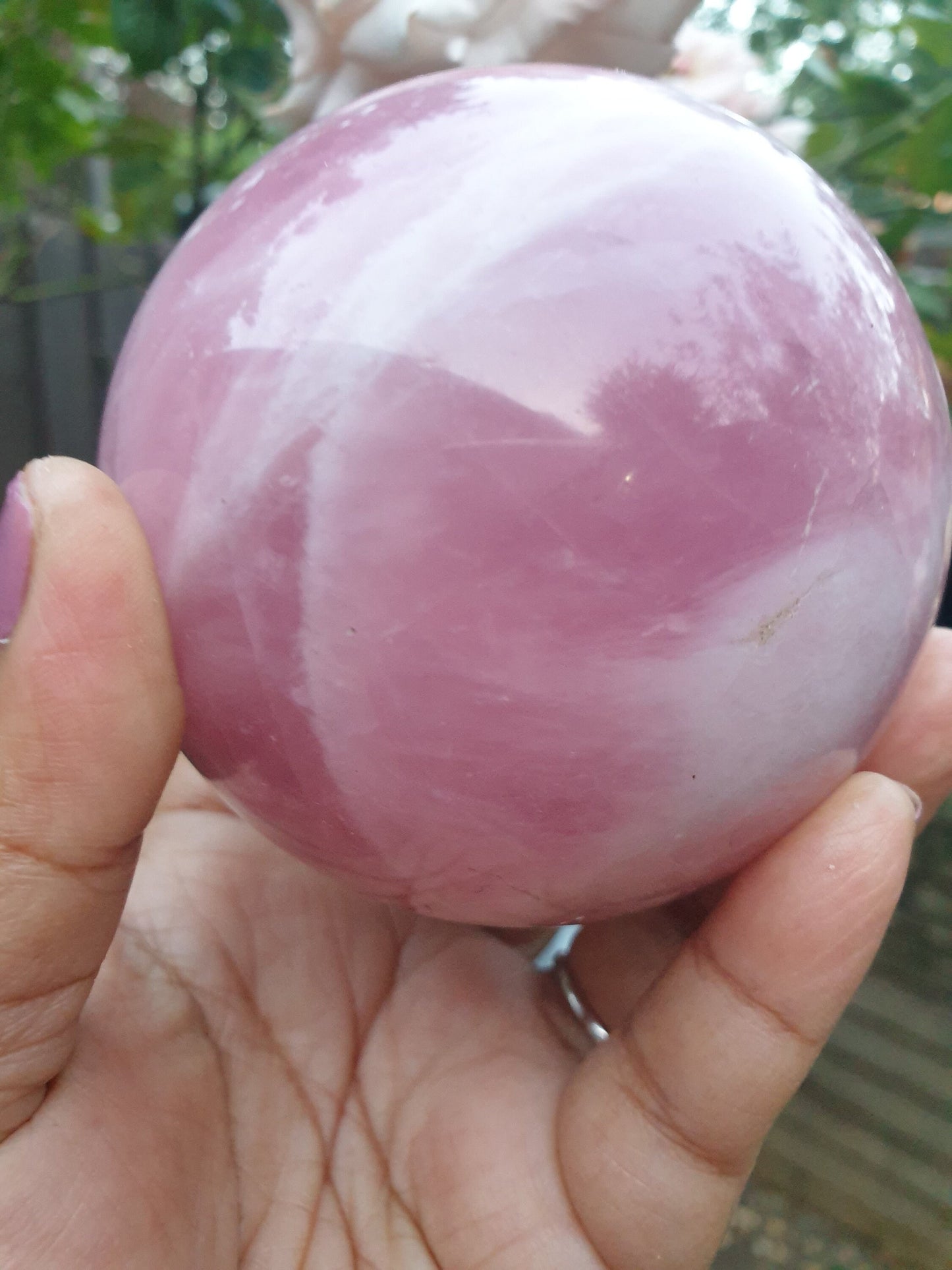 Large Rose Quartz Sphere