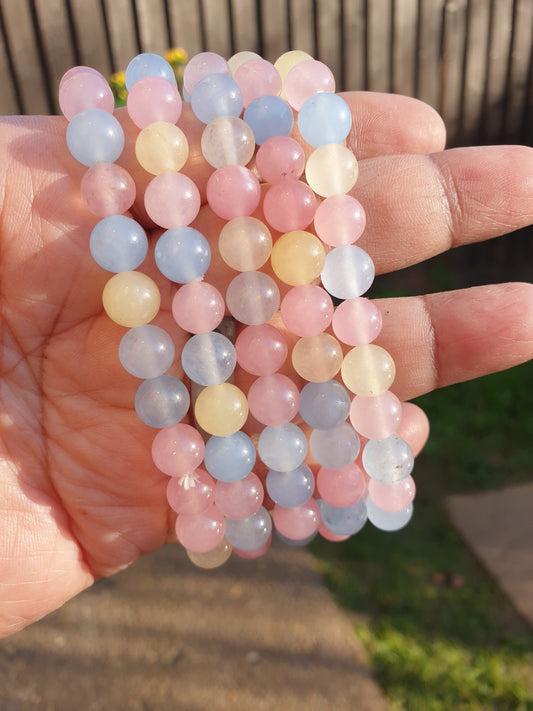 Gemmy Morganite 8mm Bracelet