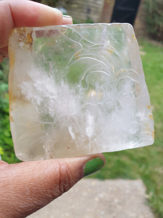 Clear Quartz Freeform Carving
