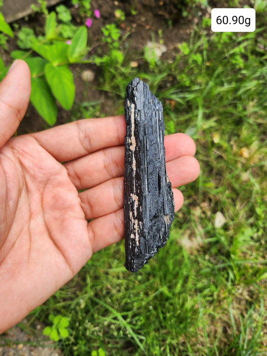 Large Raw Black Tourmaline Specimen