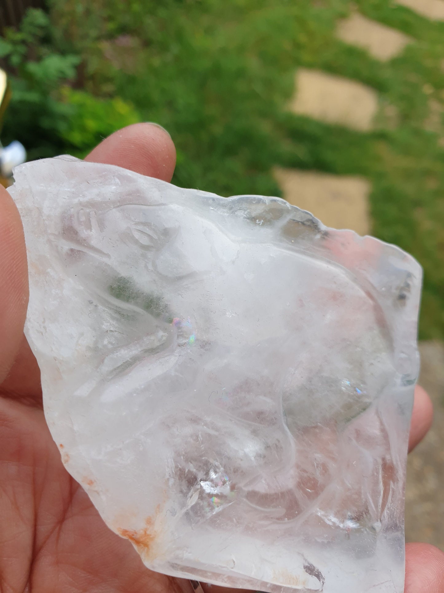 Clear Quartz Freeform Carving