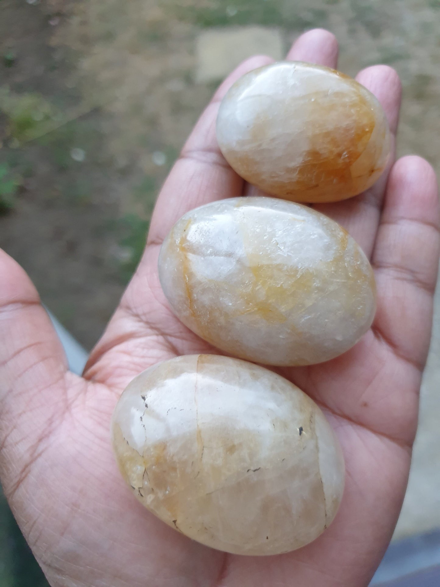 Golden Healer Palmstone