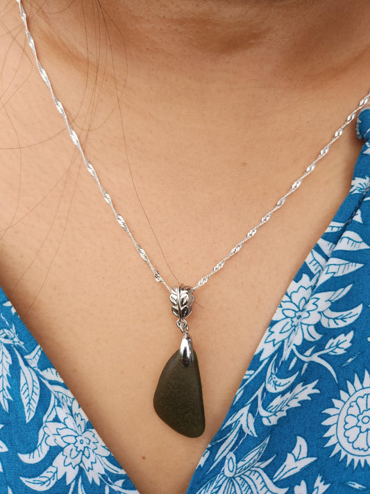 Seaglass Pendant Necklace