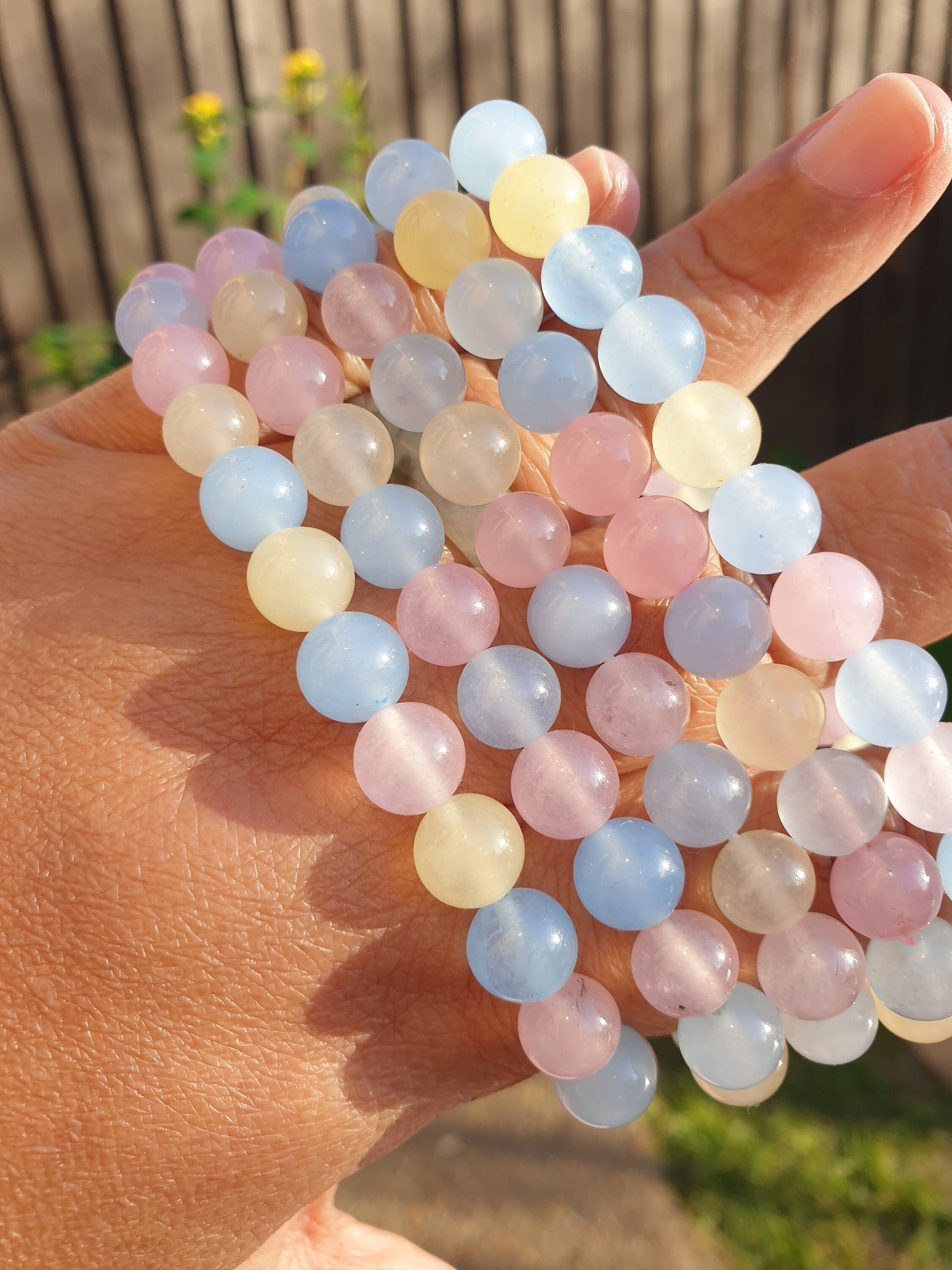 Gemmy Morganite 8mm Bracelet