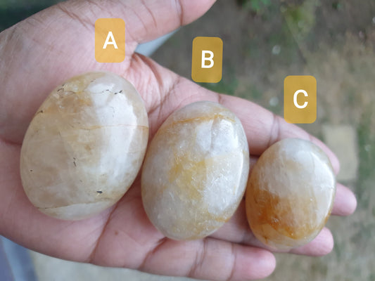 Golden Healer Palmstone