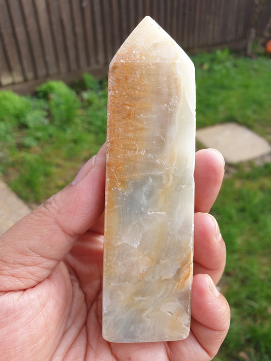Green Onyx/Afghan Jade Obelisk/Tower