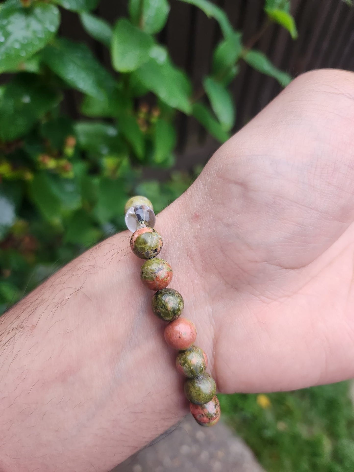 Unakite 8mm Bracelet