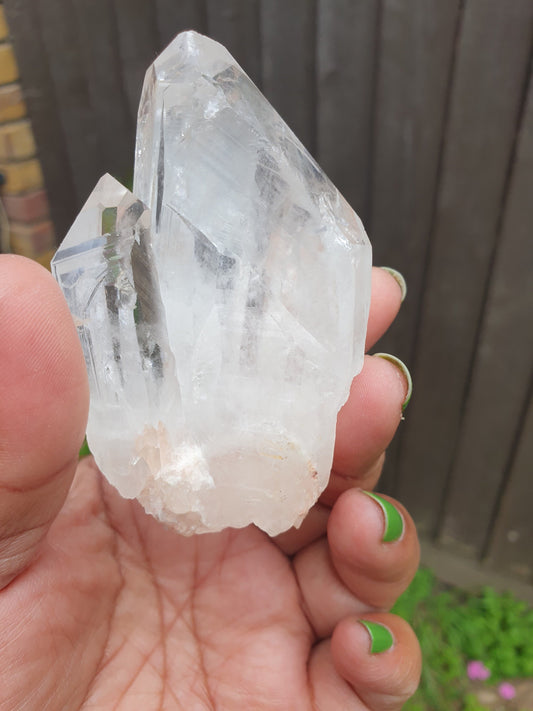 Clear Quartz Candle Specimen