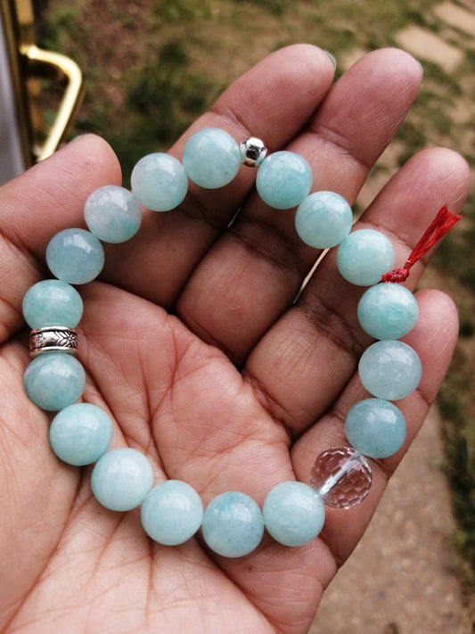 Aquamarine 8mm Bracelet