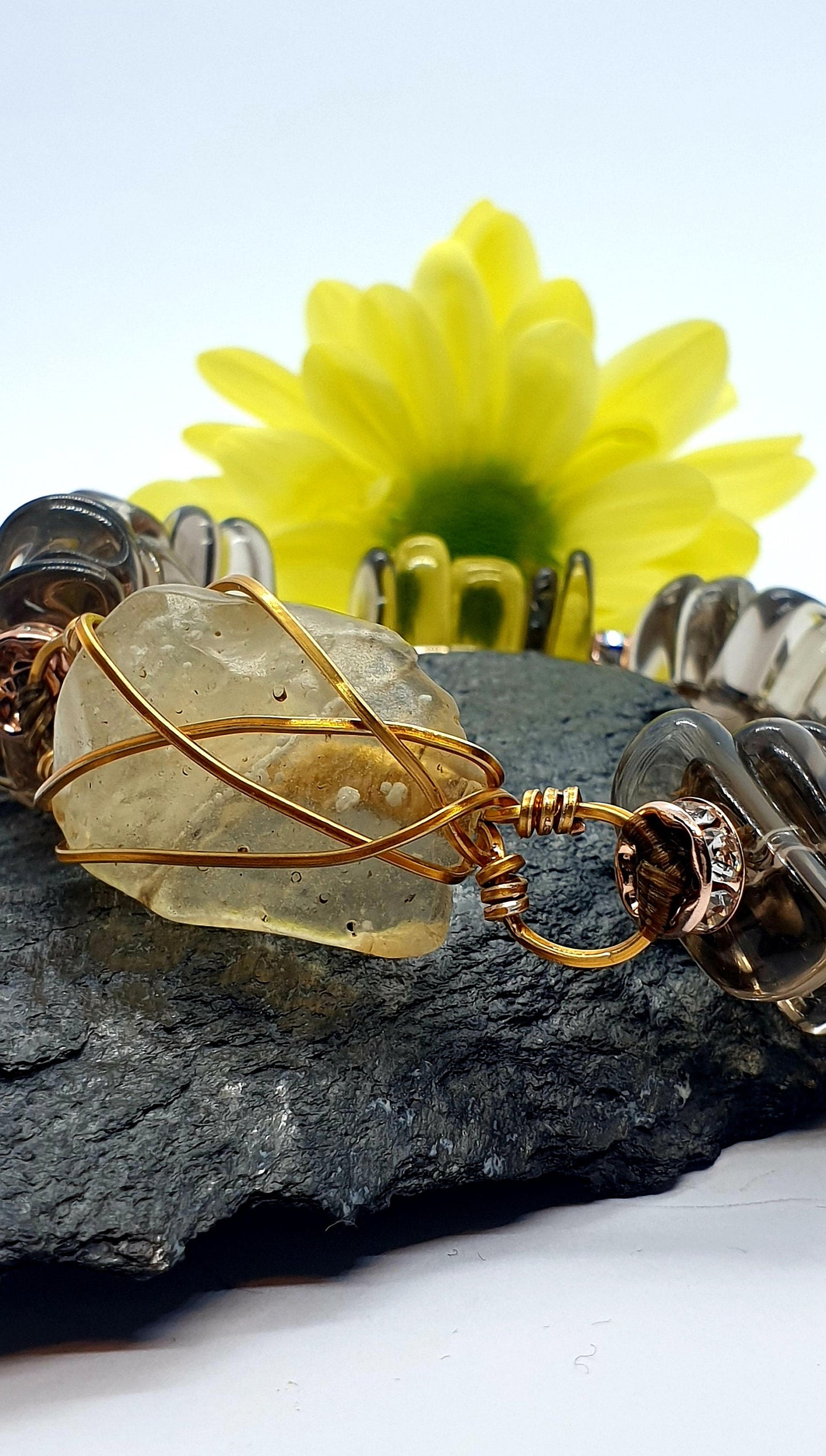 Libyan Desert Glass Bracelet