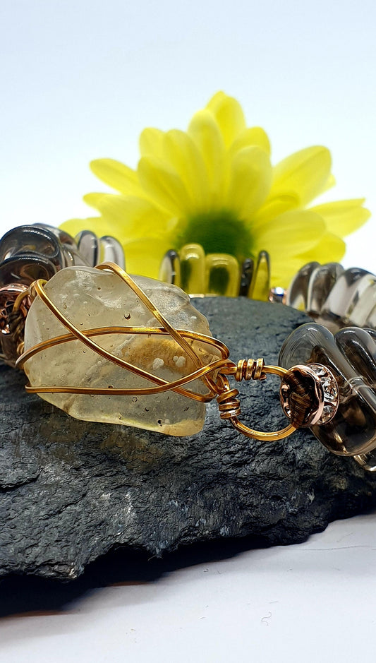 Libyan Desert Glass Bracelet