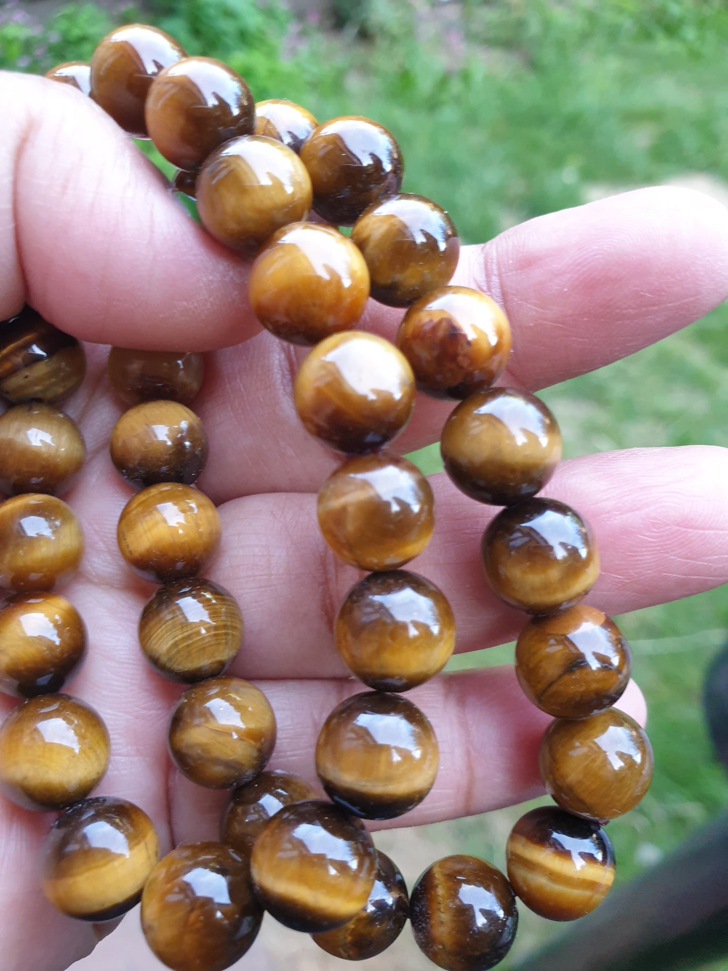 Yellow Tiger's Eye Bracelets