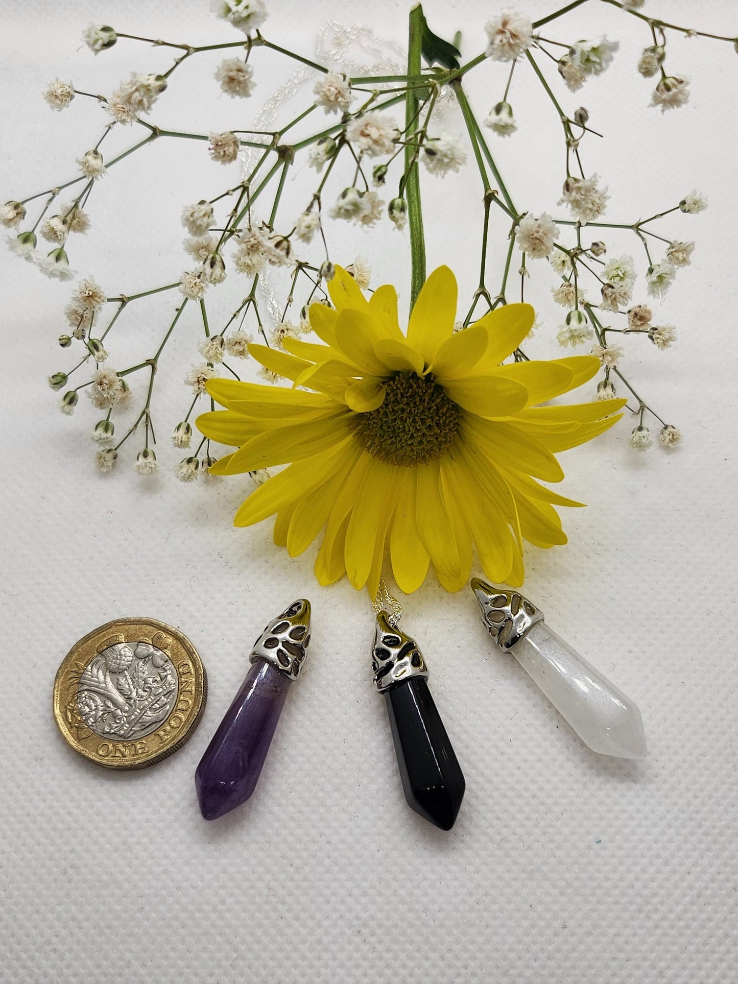 Black Obsidian Point Pendant