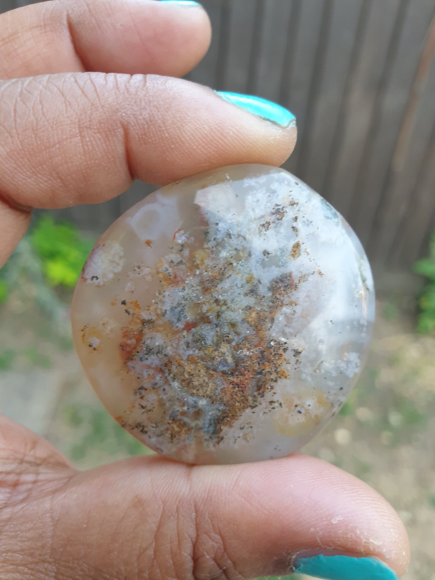 Flower Agate Palmstones