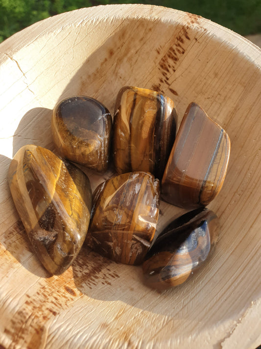 Large Tiger's Eye Tumbled