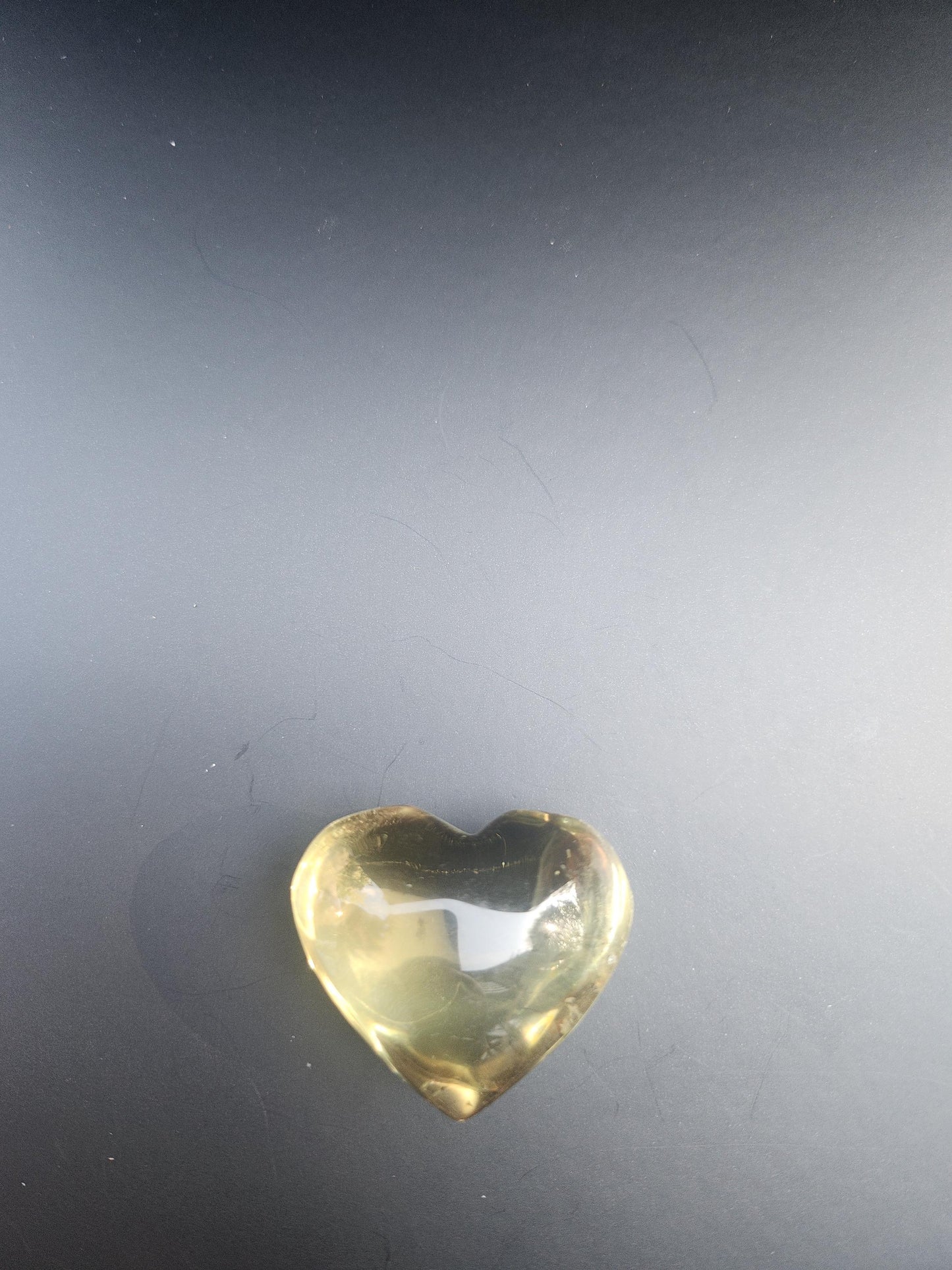 Gemmy Citrine Heart