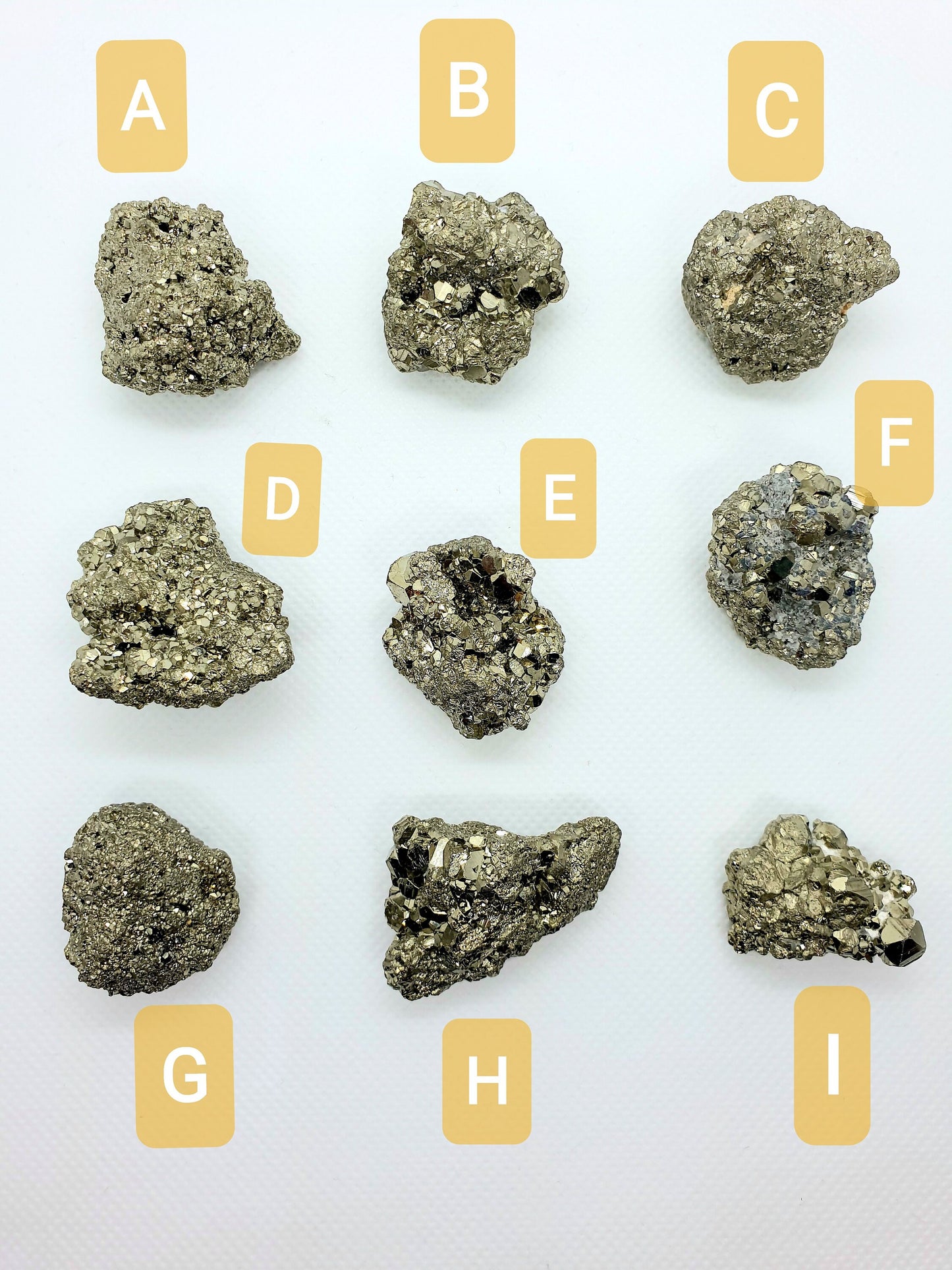 Pyrite Clusters