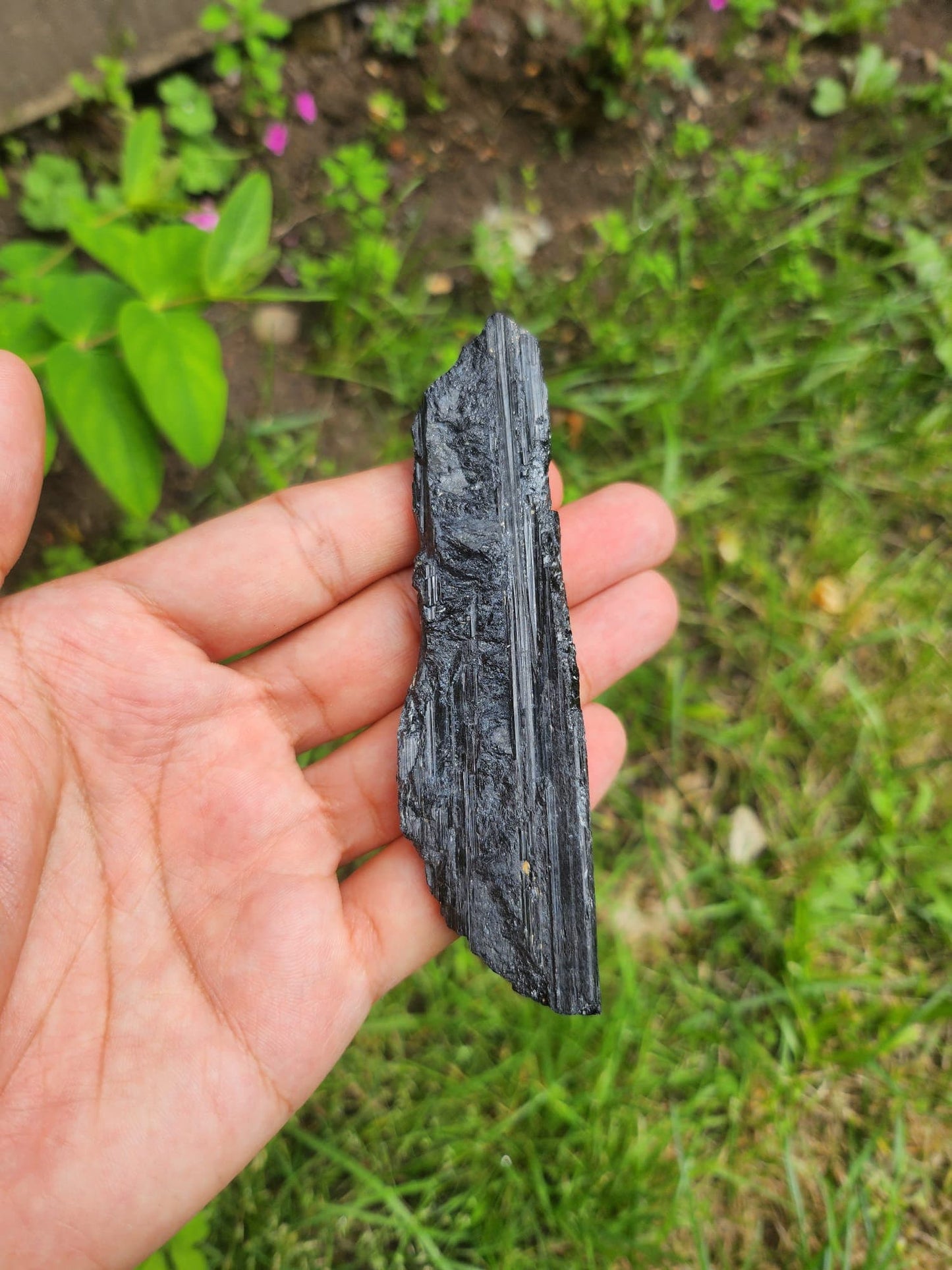 Large Raw Black Tourmaline Specimen