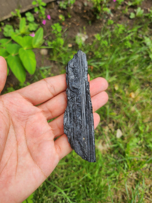 Large Raw Black Tourmaline Specimen