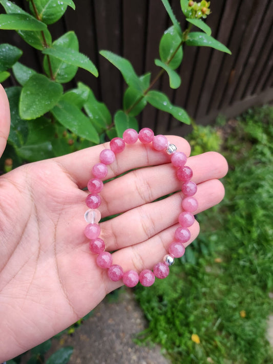 Strawberry Quartz 8mm Bracelet