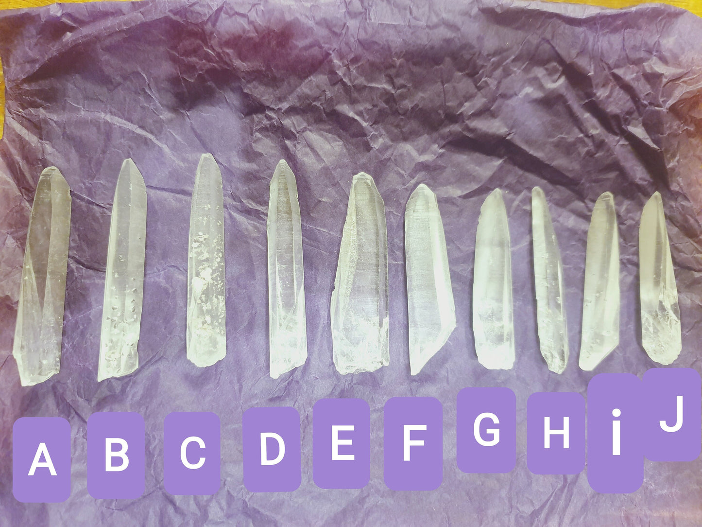 Lemurian Quartz Points